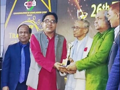 ট্র্যাব অ্যাওয়ার্ড পেলেন সিআরএ’র সভাপতি সোহাগ আরেফিন